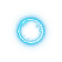 Blue spark circle light effect with magic glow. Abstract round glitter sparkle blue. Shiny luxury circular dust particle design set with starlight trail. . Illustration number 3 png
