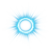 Blue spark circle light effect with magic glow. Abstract round glitter sparkle blue. Shiny luxury circular dust particle design set with starlight trail. . Illustration number 1 png