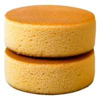 Soft and Fluffy Japanese Cheesecake Stacked Plain Surface png