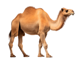 Bactrian camel isolated on transparent background png