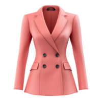 Beautiful Unique Blazer Dress Coat isolated on a transparent background png