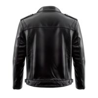 black jacket template with back view isolated on transparent background png