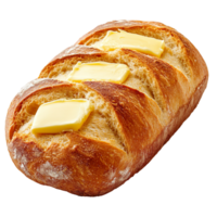 bread with butter isolated on transparent background png