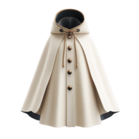 Cape coat isolated on transparent background png