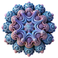 wonderful creative A Complex Fractal Pattern with Infinite D professional png
