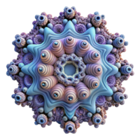impressive contemporary A Complex Fractal Pattern with Infinite D professional png