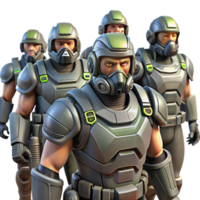 beautiful rustic A Group of Genetically Modified Soldiers premium png