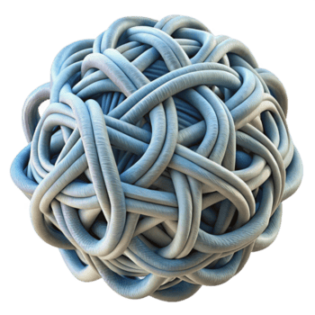 magnífico artístico un complejo red de entretejido hilos C alto resolución png