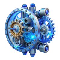 magnificent vintage A Close Up of a Complex Steampunk Clockwor authentic png