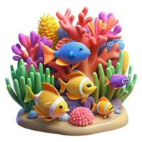 wonderful rustic A Vibrant Coral Reef Teeming with Colorfu exclusive png