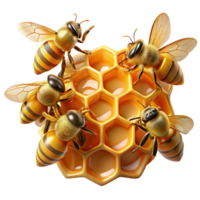 wonderful contemporary A Swarm of Bees Buzzing Around a Honeycom high resolution png