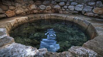 A large stone wall photo