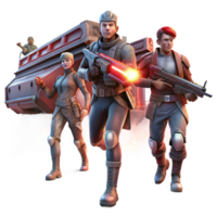 impressive minimalist A Group of Space Pirates Armed with Laser authentic png
