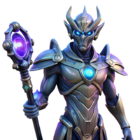 beautiful classic A Powerful Alien Warrior with Imposing authentic png