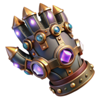 elegant minimalist A Steampunk Gauntlet with Intricate Gears original png