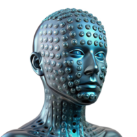 impressive creative A Transparent Human Head Filled with Bina high resolution png