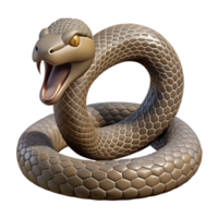 wonderful rustic A Coiled Rattlesnake Ready to Strike Deser png