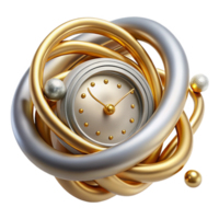vibrant abstract A Representation of Time Visualized As png