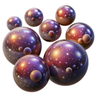 elegant classic A Field of Floating Orbs Each Containing authentic png