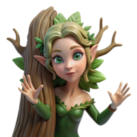 beautiful minimalist A Dryad Emerging from a Tree Tr original png