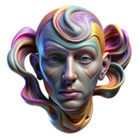 magnificent classic An Abstract Portrait of a Human Face Com high resolution png