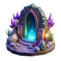 magnificent abstract A Hidden Portal Shimmering with Magical En professional png