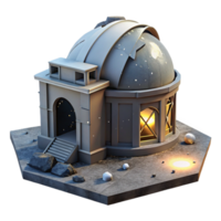 wonderful modern An Abandoned Observatory Crumbling Dome authentic png