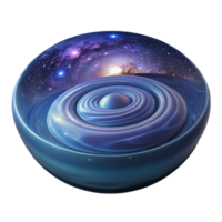 extraordinary abstract A Swirling Galaxy Reflected in a Still La high quality png