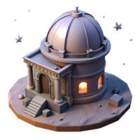 stunning abstract An Abandoned Observatory Crumbling Dome premium png