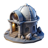 serene vintage An Abandoned Observatory Crumbling Dome exclusive png