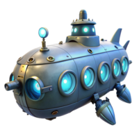 stunning rustic A Steampunk Submarine with Large Porthol professional png