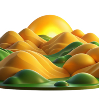 impressive creative A Panoramic View of a Rolling Hills Landsc professional png
