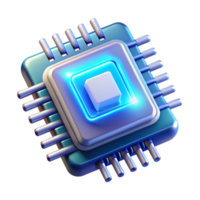 dramatic abstract A Single Microchip Its Intricate Circuit high resolution png