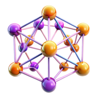 beautiful rustic A Complex Network of Interconnected Node detailed png
