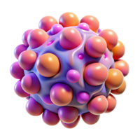 dramatic classic A Microscopic View of Cells Rendered in A exclusive png