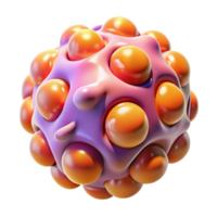 impressive vintage A Microscopic View of Cells Rendered in A original png