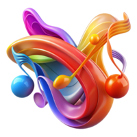 elegant minimalist An Abstract Representation of Music Using professional png