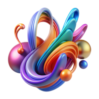 elegant creative An Abstract Representation of Music Using premium png