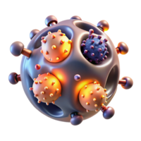 magnificent abstract A Microscopic View of Nanobots Repairing D original png