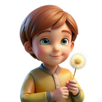 beautiful artistic Portrait of a Child with Bright Curious high quality png