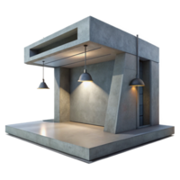 stunning abstract A Minimalist Concrete Bunker Harsh Over original png