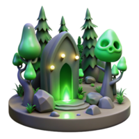 impressive modern A Haunted Forest Filled with Glowing Will original png