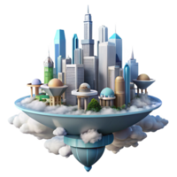 extraordinary modern A Floating City High Above the Clouds png