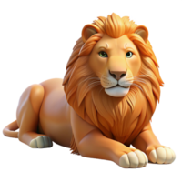 impressive abstract Regal Lion Resting in the Shade authentic png