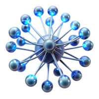 extraordinary minimalist A Network of Interconnected Bioluminesce high quality png