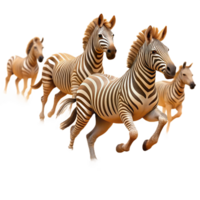 wonderful vintage A Herd of Zebras Galloping Across the Afric exclusive png