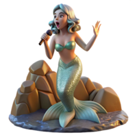 stunning classic A Siren Singing on a Rocky Shor high resolution png