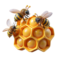 magnificent modern A Swarm of Honeybees Buzzing Around a Hone png