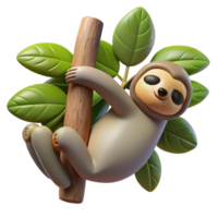 wonderful rustic A Sleeping Sloth Hanging Upside Down From original png