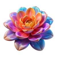serene contemporary A Digital Painting of Abstract Flowers W high resolution png